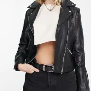 The Baddest of Them All Real Leather Jacket